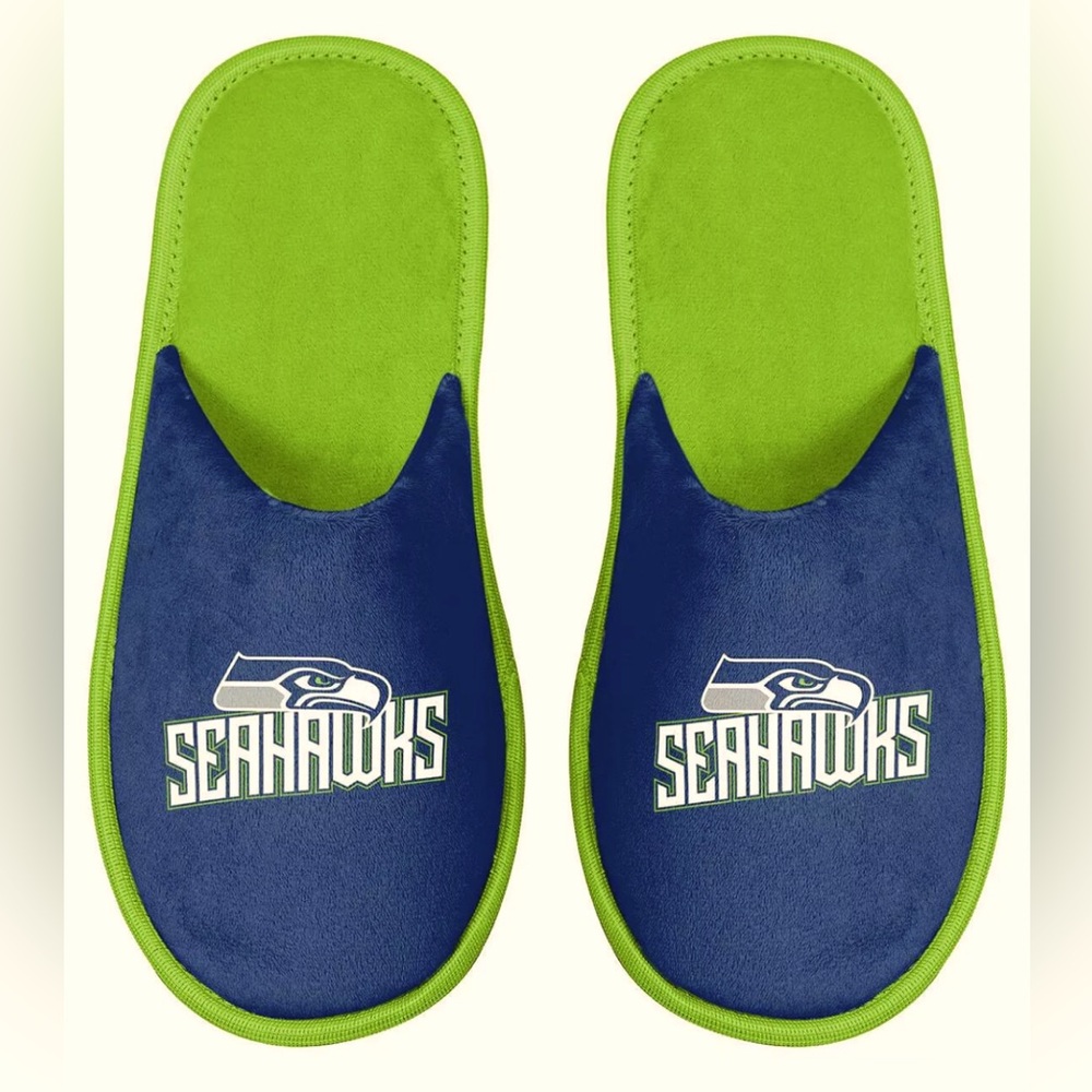 NFL FOCO - Men's Seattle Seahawks Scuff Slide Slippers